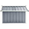 vidaXL Abri pour robot de jardin 92x97x63 cm Acier galvanisé Gris – Image 6